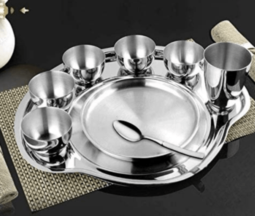 Shri & Sam Nifty Stainless Steel Thali